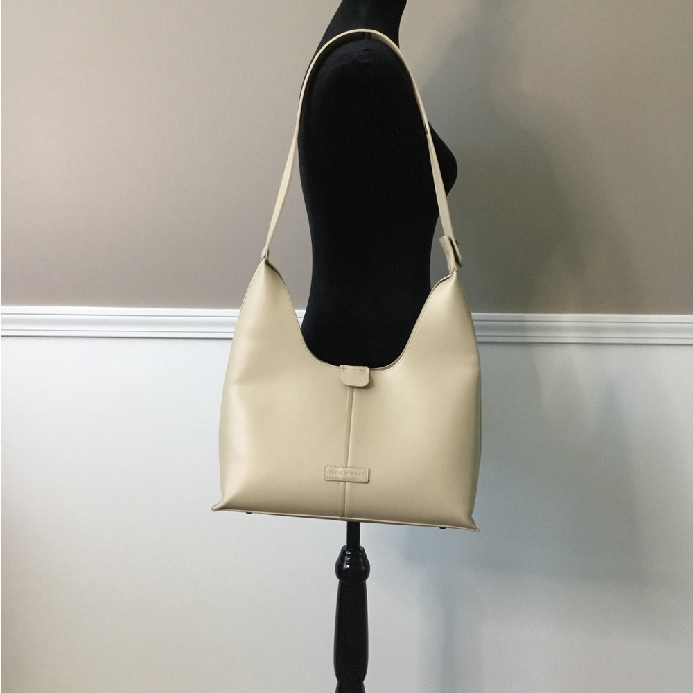 Melie Bianco Cream Shoulder Bag
